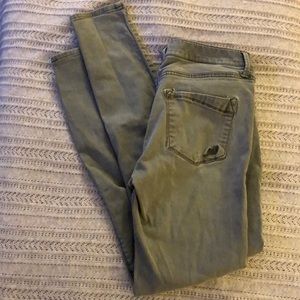 EXPRESS olive green pants. Size 6 long